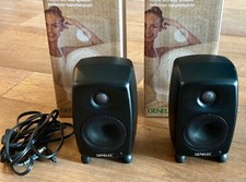 Genelec G-one 2-way Powered Bookshelf Speaker Pair Black