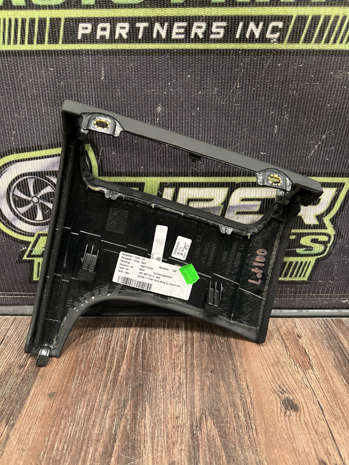 2017-18 AUDI R8 AC A/C PANEL PROTECTION TRIM COVER OEM 4S1 857 927 G