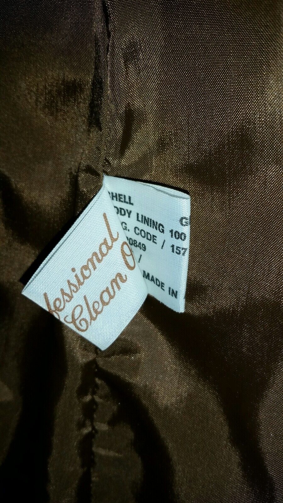 Vintage Mens 44R Light Brown Leather Blazer Jacke… - image 9