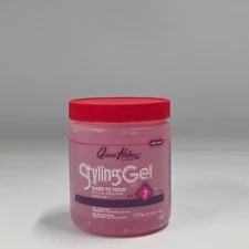 Queen Helene Hard to Hold Styling Gel Firm Alcohol-Free Paraben-Free 16 Ounce