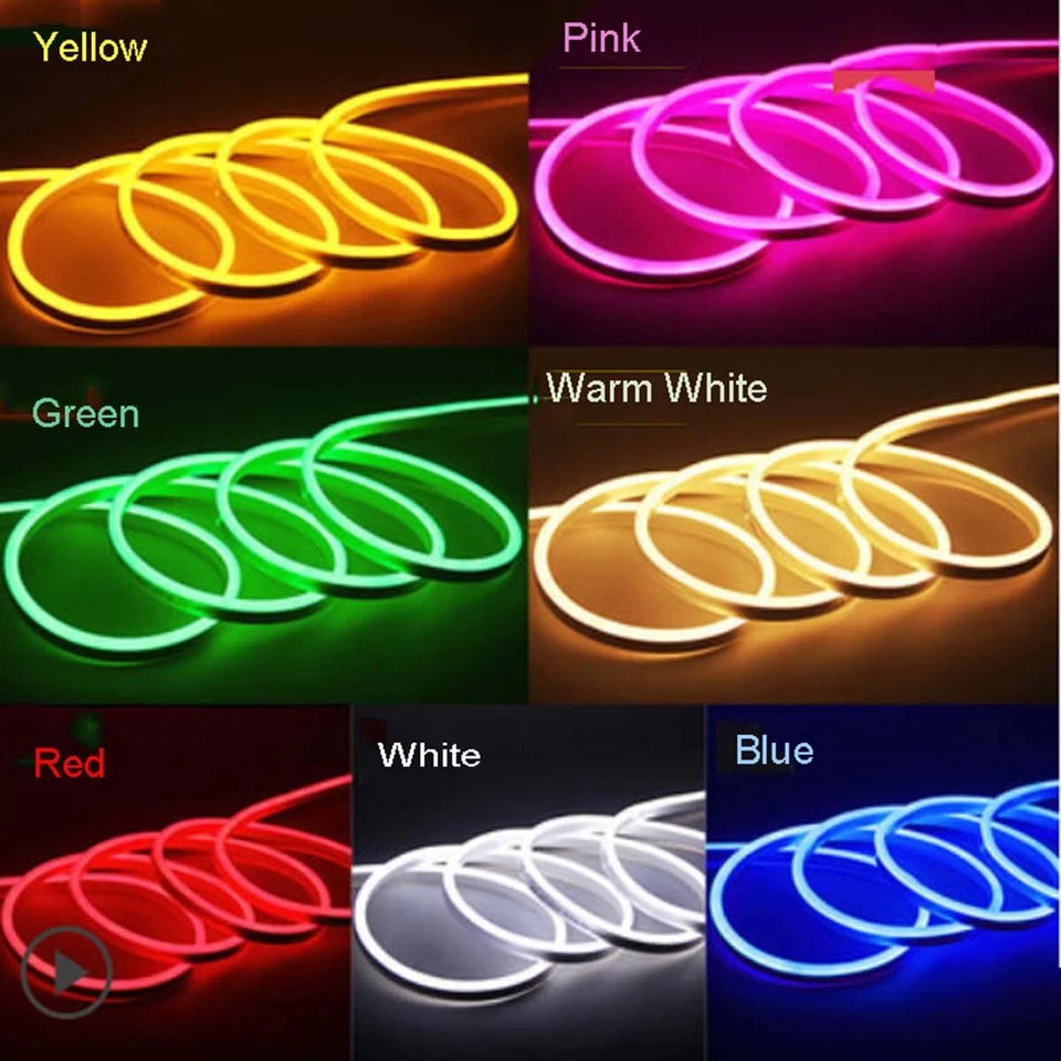 5M 10M 20M LED Strip Neon Flex Rope Light Waterproof DC 12V Outdoor Lighting AU - image 4 of 4