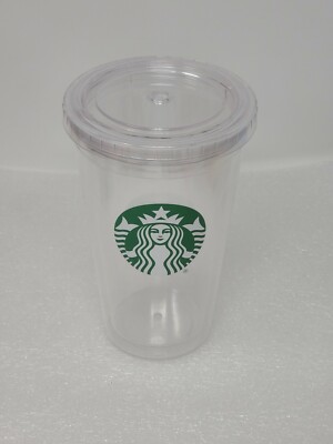 2020 STARBUCKS COFFEE COLD CUP 16 oz INSULATED TRAVEL TUMBLER CLEAR VENTI |  eBay