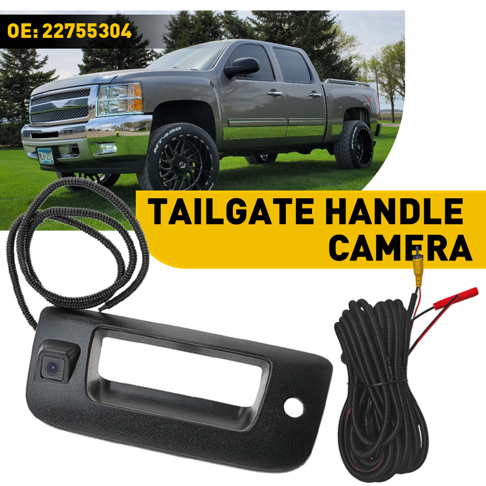 Tailgate Handle Bezel With Backup Camera Housing For Chevy Silverado / GMC Sierra (2007-2013 Models)