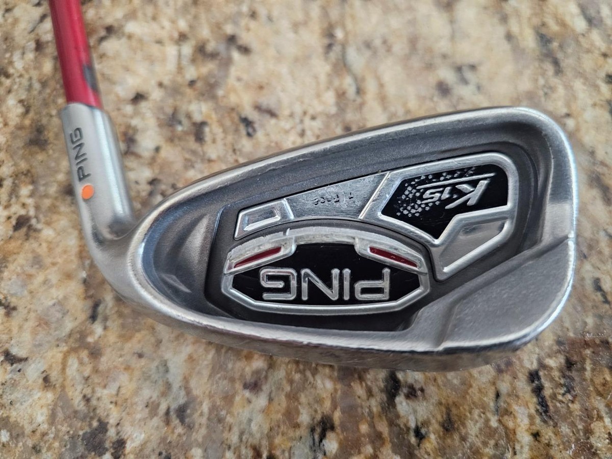RH PING K15 Orange Dot 8-Iron with a TFC 149 Soft/Regular-Flex