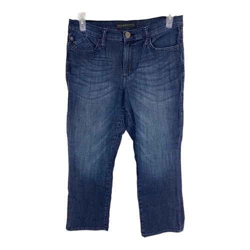 Kendall Dark Wash Stud Pockets Crop | eBay