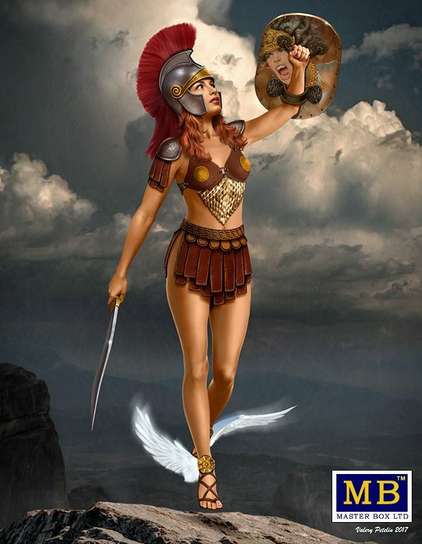 Master Box 24032 - 1/24 - Serie de mitos griegos antiguos. Perseo. Modelo de plástico DE