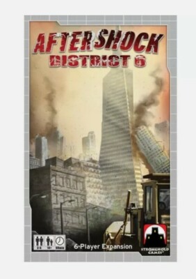 Aftershock: District 6 Erweiterung - Brandneu & Sealed Add On Spiel Stronghold 