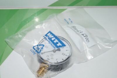 Manometer 0 bis 1,0bar /  Kl.1,6 oxygen,unbenutzt