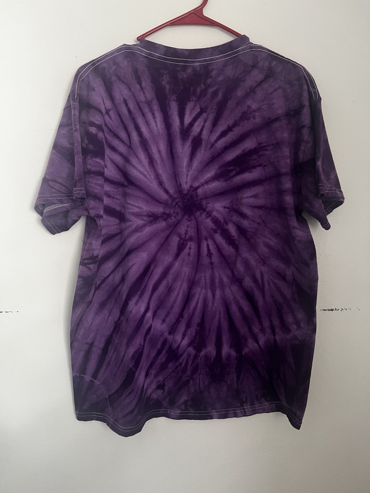 purple tie dye raptors shirt