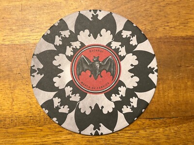 Bacardi Marca de Fabrica Rum & Cola Double Sided Cardboard Coaster Bat