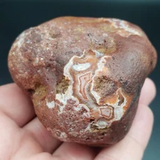 10.83 OZ BOLD FACES SWEET FEATURES BANGER LAKE SUPERIOR AGATE GEMSTONE 