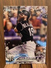 2018 Topps Holiday #HMW184 Charlie Blackmon Colorado Rockies