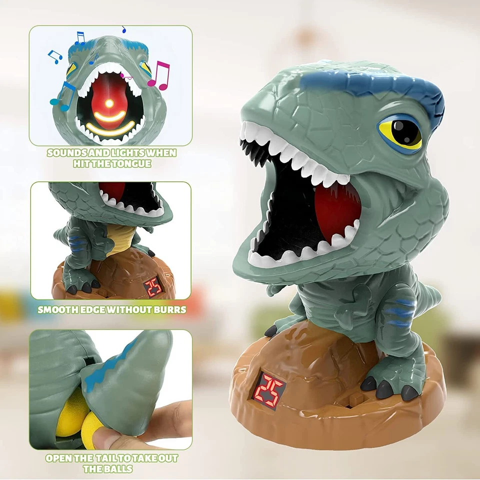 Dinosaurier Schießspielzeug für Kinder Bewegliches Schießen Spielzeugpistolen... - Bild 4 von 4