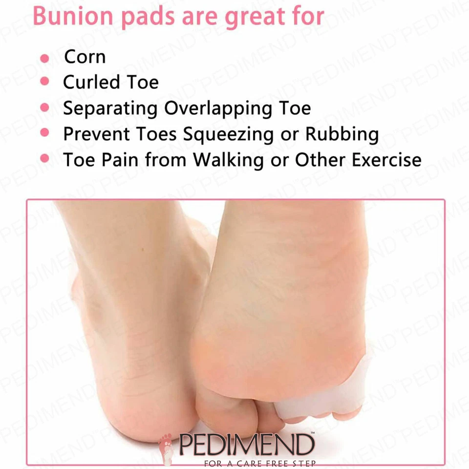 Silicone Gel Pinky Toe Separator Straightener Little Toe Foot Care Foot Strength - Image 3 of 4