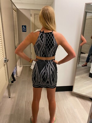 NWT Speechless Juniors Black \u0026 Silver Glitter Dress ~ Homecoming Prom ~  size 5 | eBay