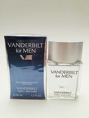 Vanderbilt For Men By Vanderbilt EDT Spray 1.7 oz / 50 ml NIB Sealed Rare Find