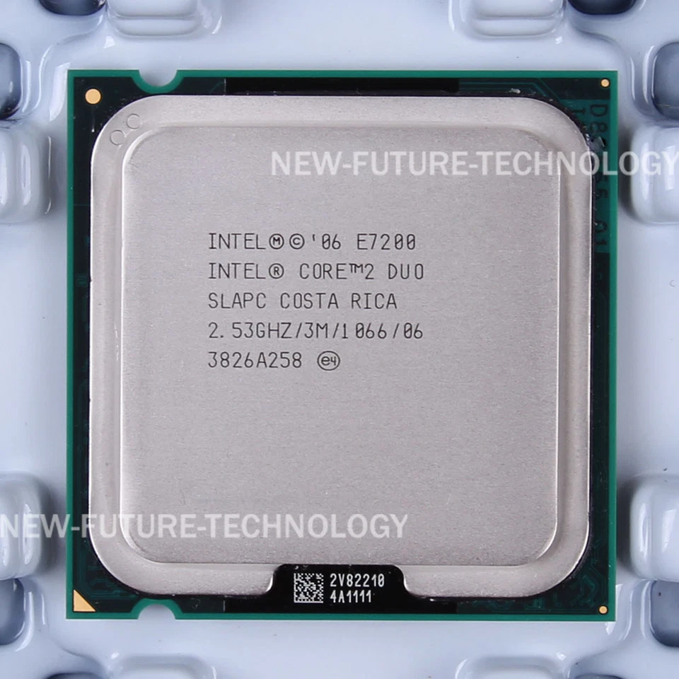 Intel Core 2 Duo E7200 SLAPC SLB9W Processor 2.53GHz LGA 775 CPU 1066MHz 65W - Image 2 of 3