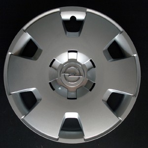 SET 4 COPRICERCHI COPPE RUOTE COPRI RUOTE BORCHIE 16/" LOGO CROMATO