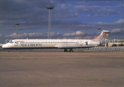 Aircraft Civil Air Liberte La Pyramide du Louvre McDonnell Douglas MD-83 F-GPZA