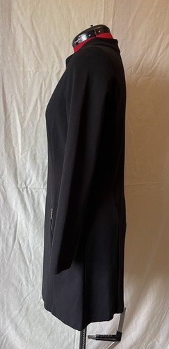 Laura Ashley Dress, Dark Navy, Size Uk14, Tailored Neckline, Long Sleeves - Picture 2 of 6