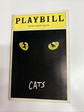 CATS Oct 1982 Broadway Musical OPENING NIGHT Playbill! ORIGINAL CAST! Cat Eyes!