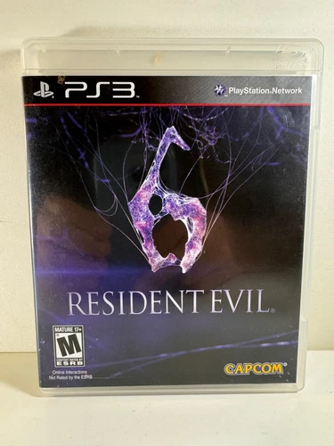 Resident Evil 6 (Sony PlayStation 3, 2012) Disc, Insert, Case Tested Working