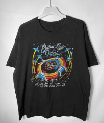 NEW! Electric Light Orchestra Out Of The Blue Tour 1978 Black T-shirt Size S-5XL
