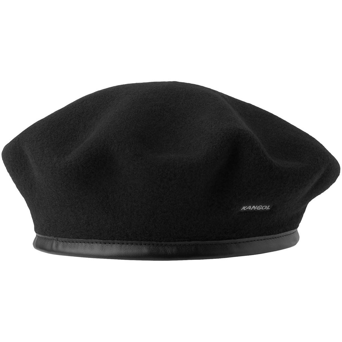 Kangol black angobasque beret, 100% wool, Kangol Anglobasque Beret – Hats.com main image 2