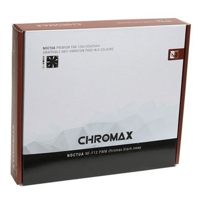 Noctua NF-F12A PWM Chromax - 6 Color Anti-Vibration Pads In 6 Colors - 120x25mm