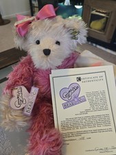 "Sweet Dreams" 13in Annette Funicello Collectible Bear W/ Tag And Certificate
