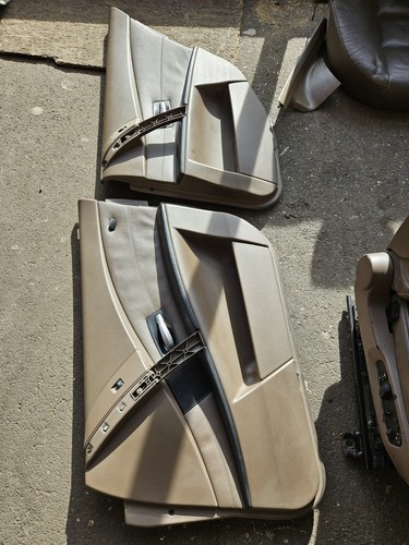 BMW 5er E60 Limousine Türpappen  Leder Innenausstattung