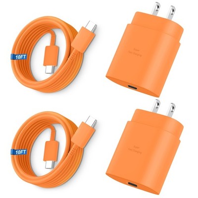 Super Fast Charger Type C, 25W USB C Wall Charger Fast Charging for Samsung G...