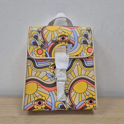 Dr Martens Retro Ray Beige Parchment Vegan Canvas Small Rare Backpack  UK