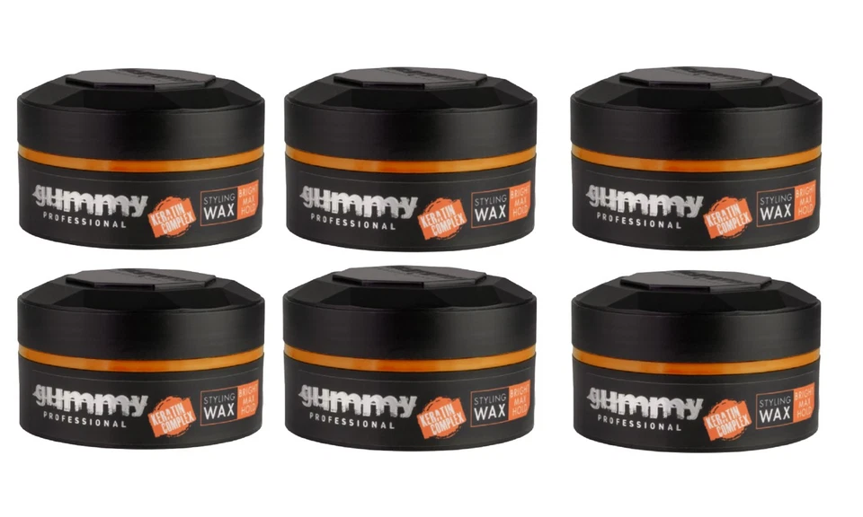 Fonex Gummy Styling Wax Bright Max Hold 6er Set je 150ml (900ml) (26,11 EUR/l)