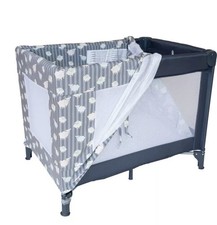 Coverplay Chenille Slipcover for Straight Armed Play Yard - Lamb Design