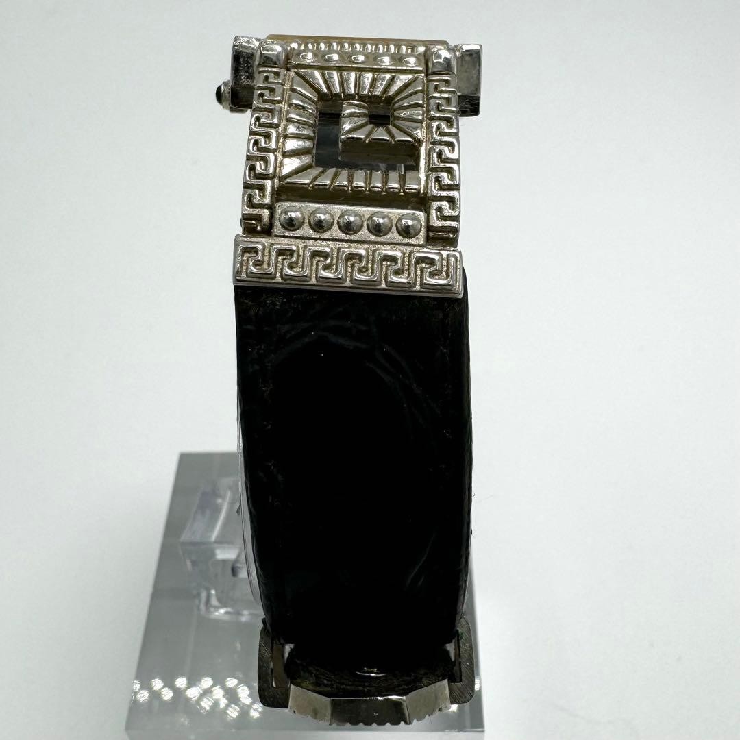Versace Medusa Silver Rectangular Logo Watch Luxu… - image 3