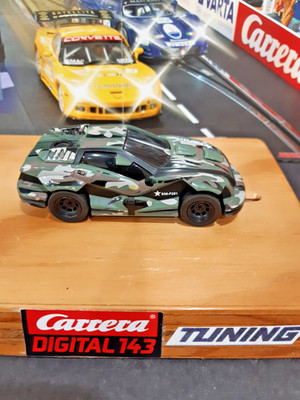 Carrera Digital 143 Autos Car Force '' Rayzzor'' mitTuningmagnet! LED v&H