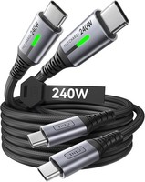 Iniu 240W Usb C Kabel, [2Pack 2M] Pd Schnellladekabel Usb C Auf Usb C, Nylon