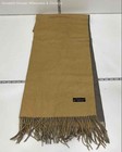 Cashmere Women Mustard Yellow/Heather Gray Cashmere Scarf — photo 3