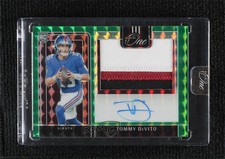 2023 Panini One Precision Rookie Green /49 Tommy DeVito #325 Patch Auto lz7