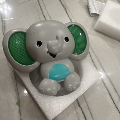 Kids II Inc. Light Up and Plays a Variety of Sounds Elephant Toy for Kids Gray