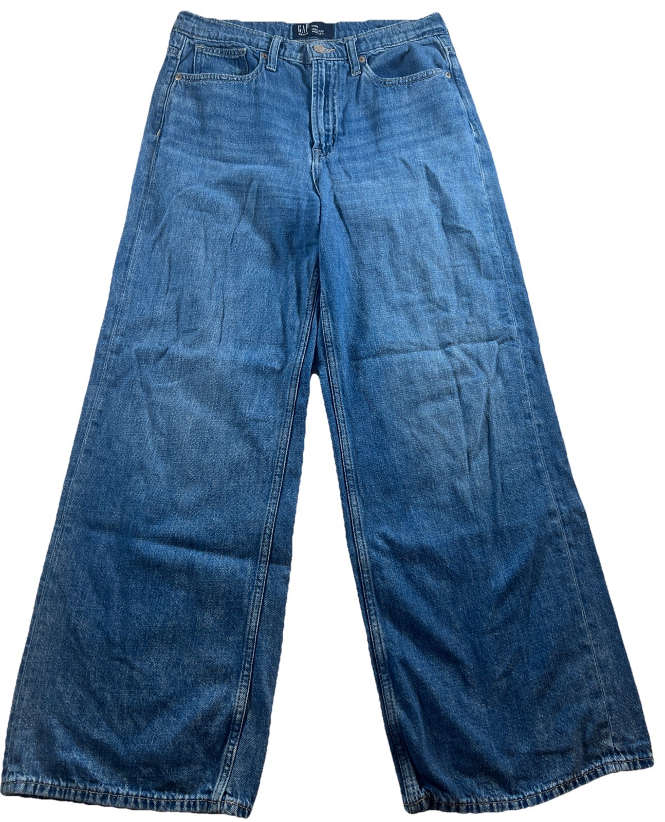 GAP Women’s High Rise Wide Leg Light Wash Jeans - Size 6|28R
