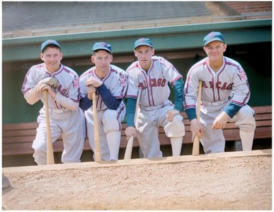 Gee Gee Walker, Joe Kuhel & Eric Mcnair Colorized 8x10 Print-FREE SHIPPING