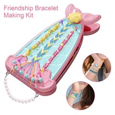 Friendship Bracelet Making Kit DIY Art Craft 6-12 Year Girl Birthday Gift Pink