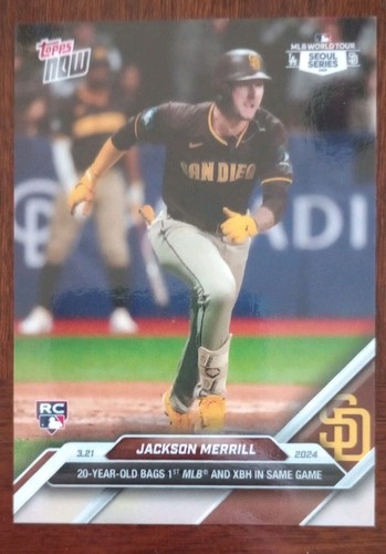 2024 Topps Now 4 Jackson Merrill