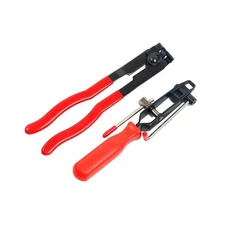 2pcs Auto Cv Joint Boot Clamps Pliers Car Banding Tools Kit Set SF0231