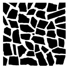 Really Great Stencils, Wild Spots 1 Stencil, 4x4", Animal, Camo, Giraffe