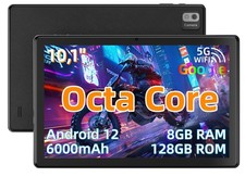 New SGIN 10'' Tablet Android 12 8GB RAM 128GB SSD Octa-Core Dual Camera 5G WIFI