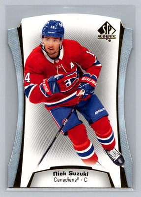 21-22 UD SP Authentic Hockey Die Cut DC-15 Nick Suzuki