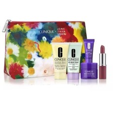 Clinique 6 Pc Gift Set Moisturizing Lotion Smart Wrinkle Serum  Cream Soap Love